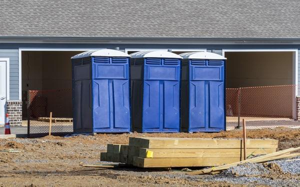 job site portable toilets services our portable toilets on construction sites once a week, but can also provide additional servicing if needed